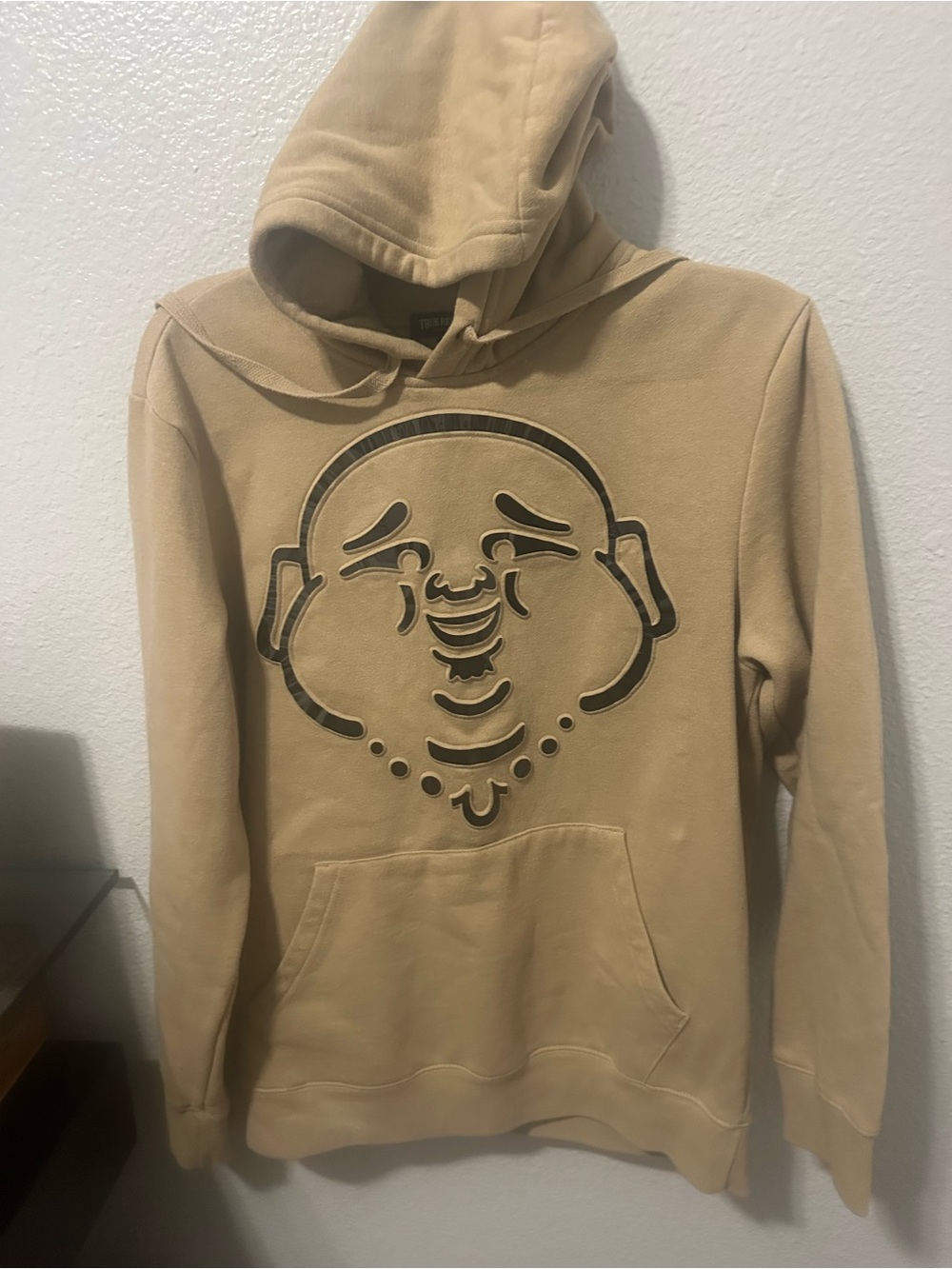 True Religion Tan Graphic Pullover Hoodie - Men